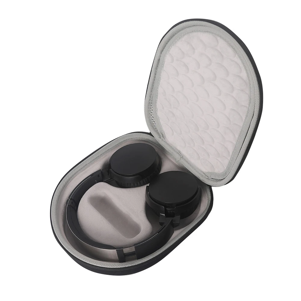 
hard case eva storage bag for headset microfiber zipper case microfiber towel eva case 