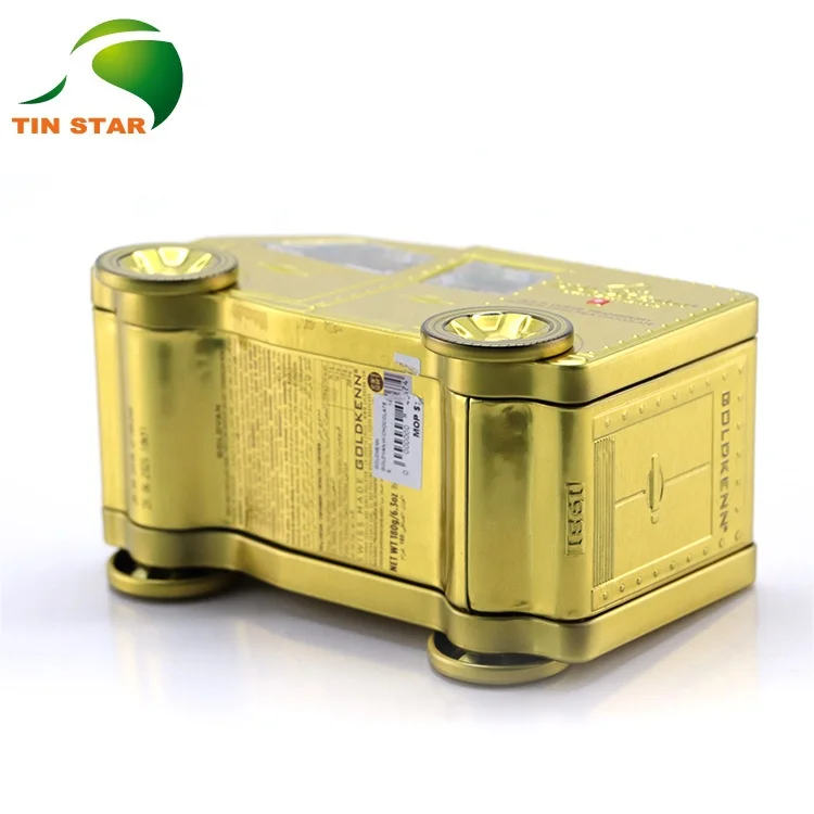 Factory Manufacturer Custom Metal Packaging Car Shape Gift Money Bank Tin With Slot