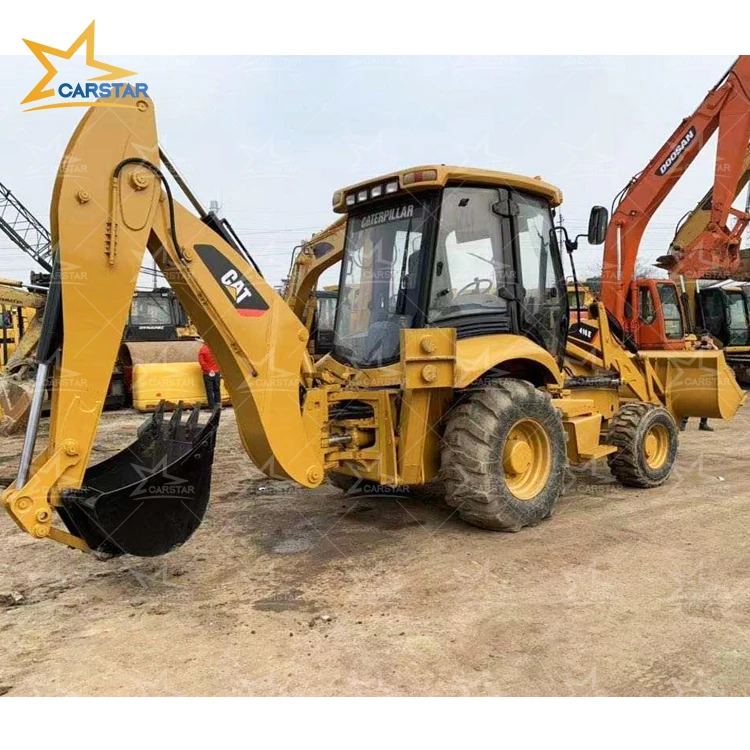Американский оригинальный б/у ретроэкскаватор Caterpillar Cat