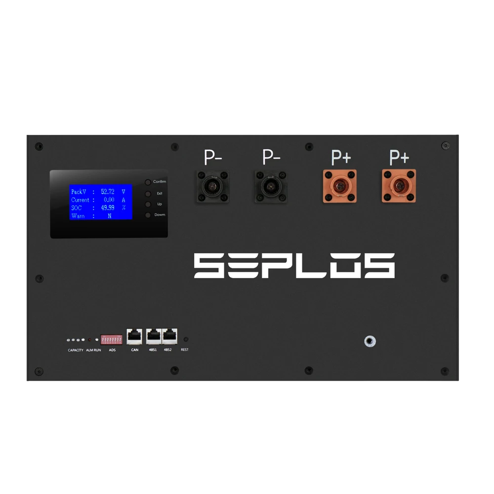 Seplos Mason 48 В 280ah DIY LiFePO4 комплекты аккумуляторов встроенные в Seplos 16S 200A BMS с инверторами для RS485 и может