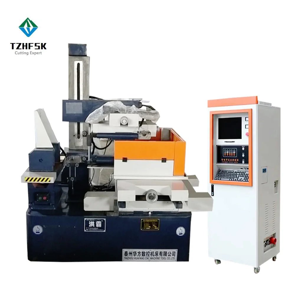 CNC wire cutting taper 30 45 degrees machine   DK7745 EDM machine with Multi cut High-speed cabinet computer