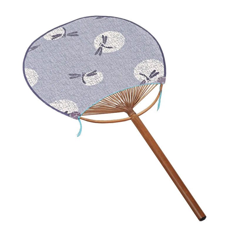 
Creative beautiful hand made chinese style classical natural bamboo handheld circular fan gift 