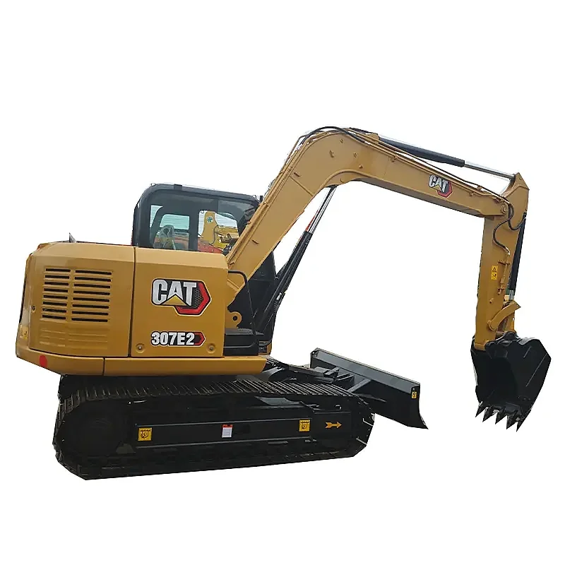 Good Quality Used Caterpillar Cat307e2 Mini Excavator Second-hand Cat 7ton Small Digger  low hours For Sale