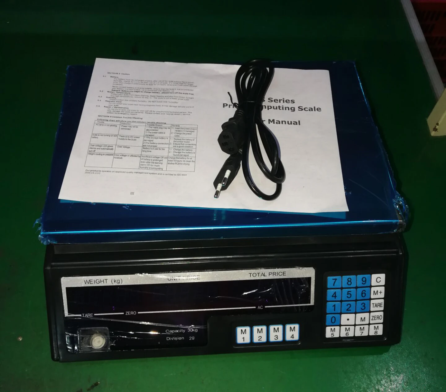 GRT-ACSA9 Tabletop commercial 40kg digital scale