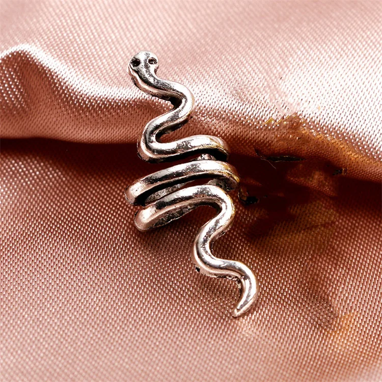 Retro hairpin national wind spiral hair coil coil spring snake hair accessories dreadlocks hair ring