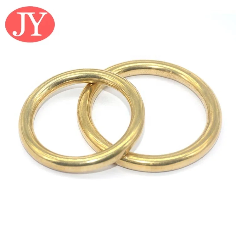 Solid brass O ring buckle loop ring 38mm solid brass buckle for handbags