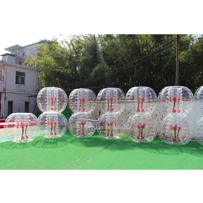 Crazy outdoor sport TPU/PVC cheap inflatable human sumo bumper bubble soccer ball for football