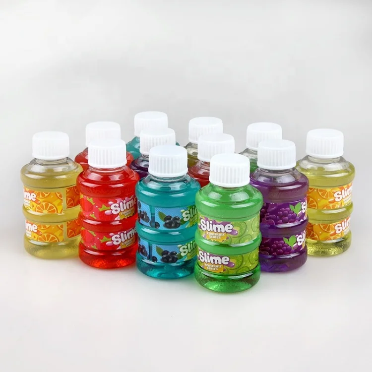 Snot glue Mineral water bottle sand wave glue magic clay handmade DIY Peplaydough Slime
