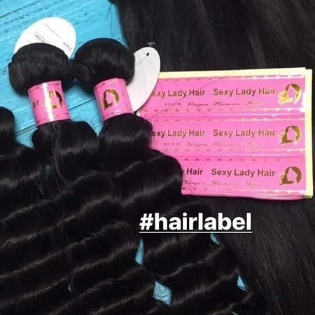 Custom hair tag and label custom hair bundle tag, business cards