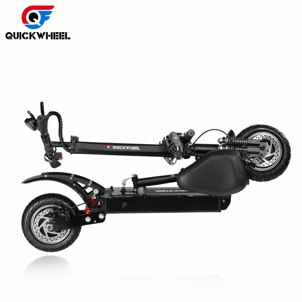 Quickwheel Urban 3200 Вт 10 дюймов лучшая покупка толстые шины двойной мотор для скутера с сиденьем Oem большой радиус действия Dualtron Thunder дешевый