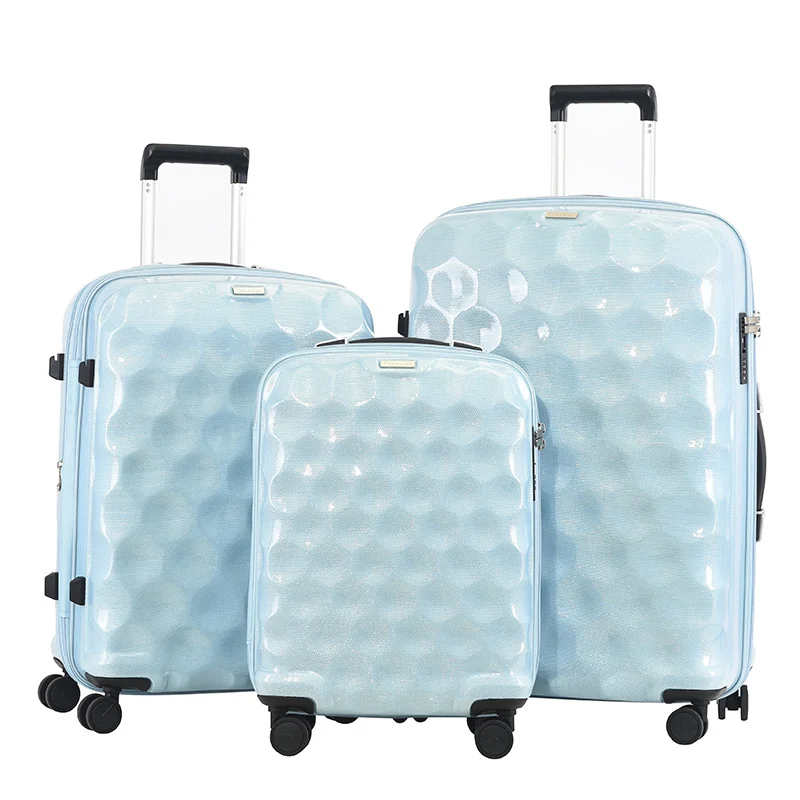 ODM/OEM Factory ABS+PC Travel Suitcases Luggage With 4 Wheels