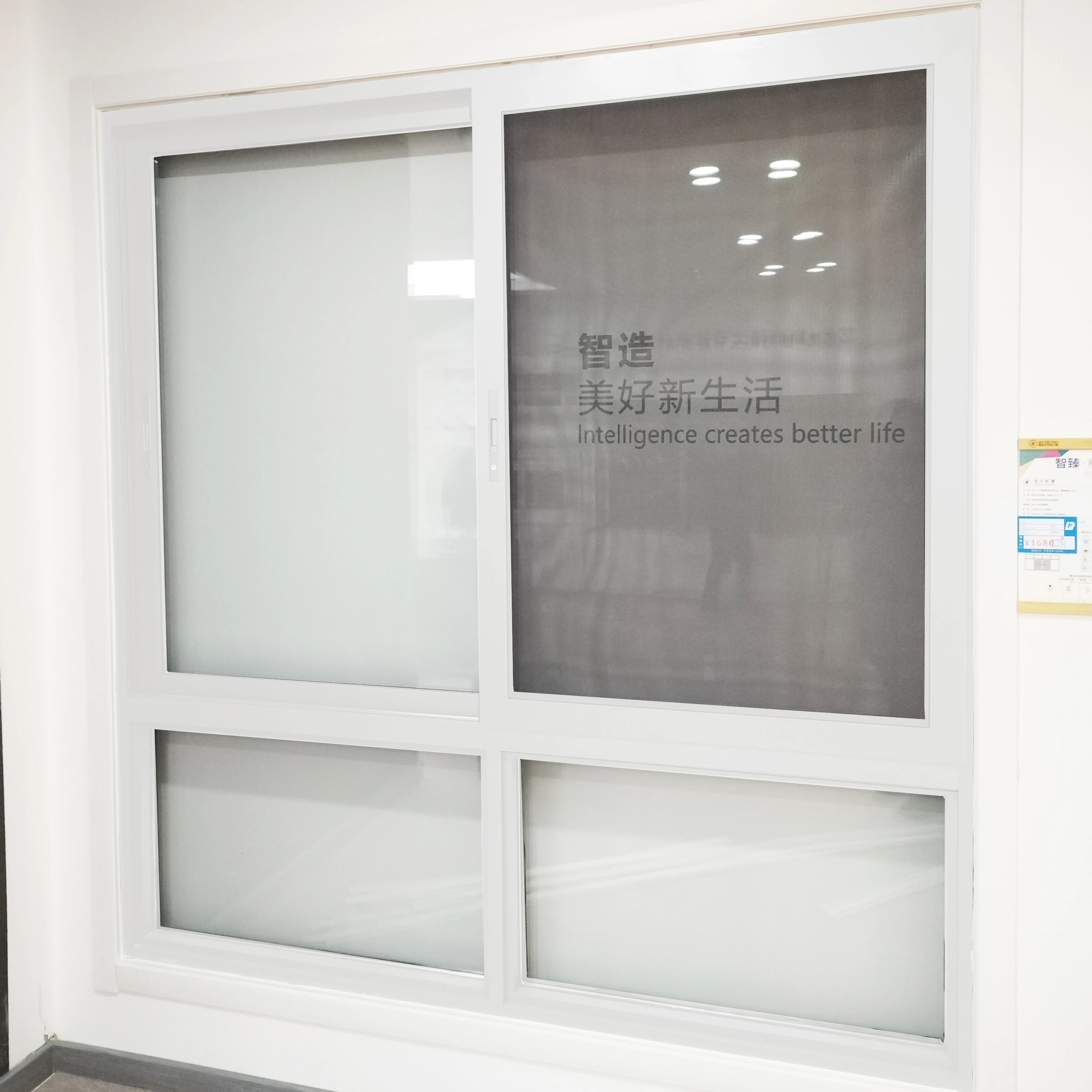 Top Quality And Good Price Upvc Grill Design UPVC Sliding Window With Modern Design
