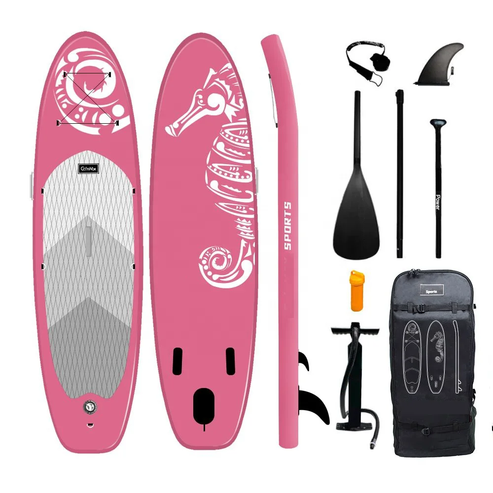 SUP Factory Paddling ISUP Stand Up Paddle Board with Aluminum Paddle and Backbacks