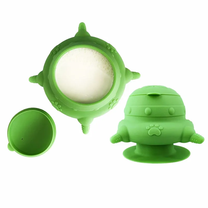 New Arrival  Silicone Puppy Suction Nursing Feeder with 4 Nipples, 240ML Pet Feeding Station for Kittens, Puppies and Rabbits