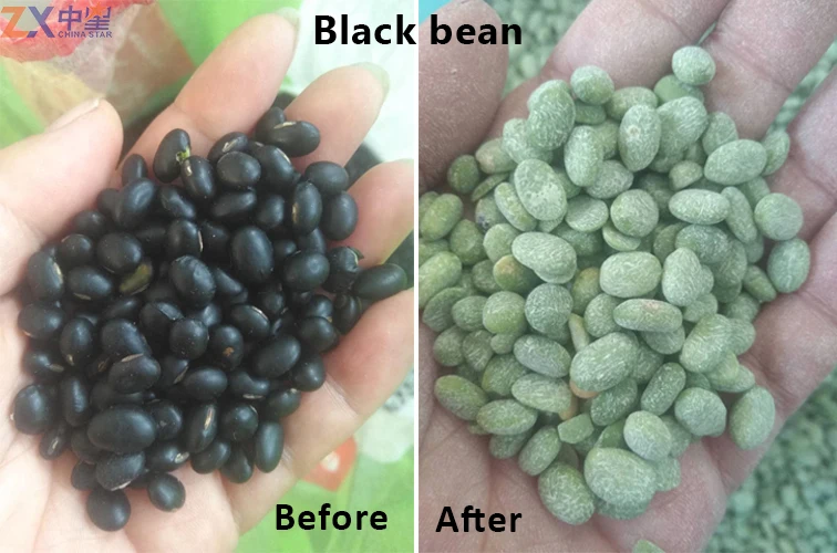 Машина для очистки тигровых орехов/горошин/говяжьих горошин, машина для очистки зеленых бобов, чевицы, машина для очистки сухих черных бобов 500 кг/ч