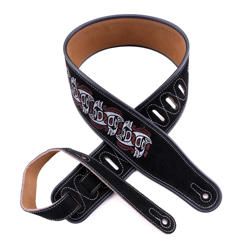 Genuine leather strap for guitar