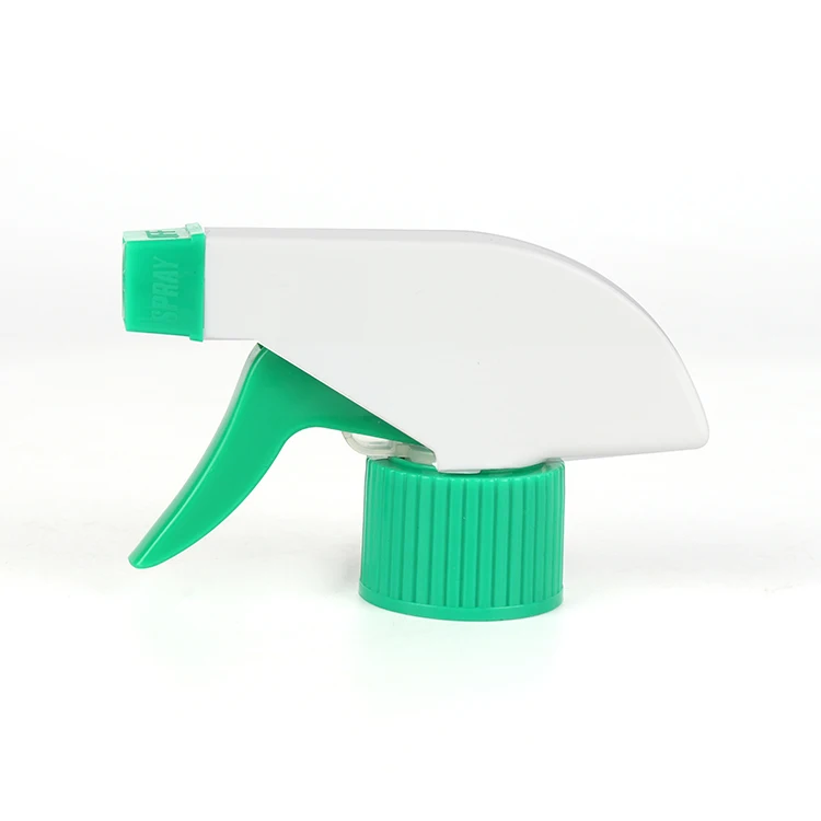 The Best Selling Cleaning Bottle Plastic Factory Low Price White Plastic Nozzle Strong Head 28mm Chemical Trigger Sprayer
