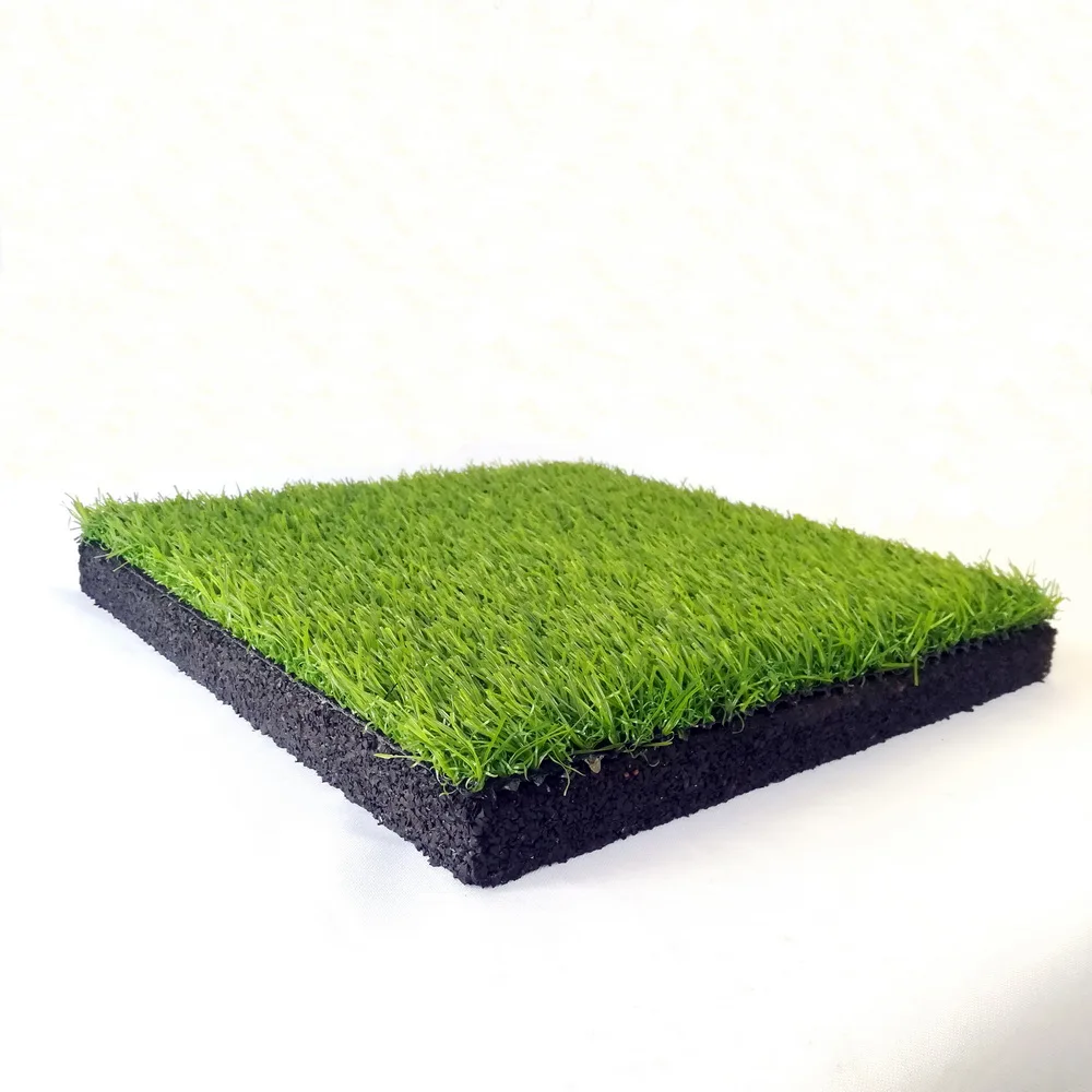 Uv-Resistant Anti-Slip DIY Turf Artificial Grass Composite Decking Terrace Floor Outdoor Wpc Decking Tiles