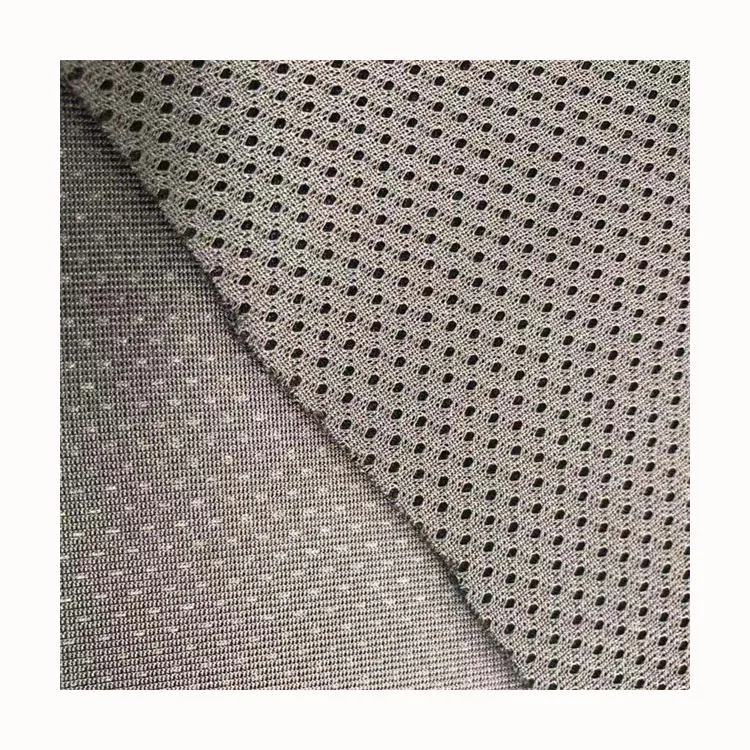 High quality 100% polyester bird eye fabric knitted mesh fabric for sportswear
