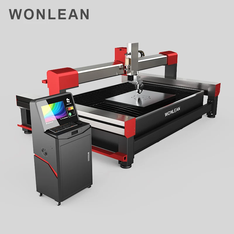 WONLEAN water jet cutting machine ceramic cnc 5 axis waterjet cutter
