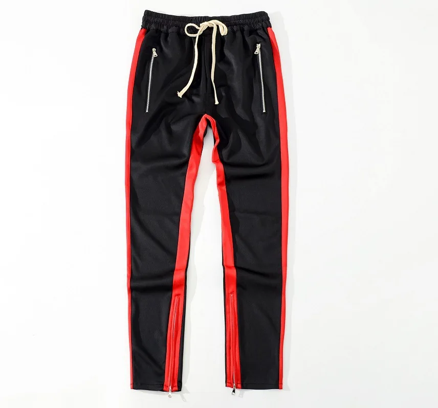 Custom Made Clothing Manufacturers Wholesale Mens Side Stripes Track Pants