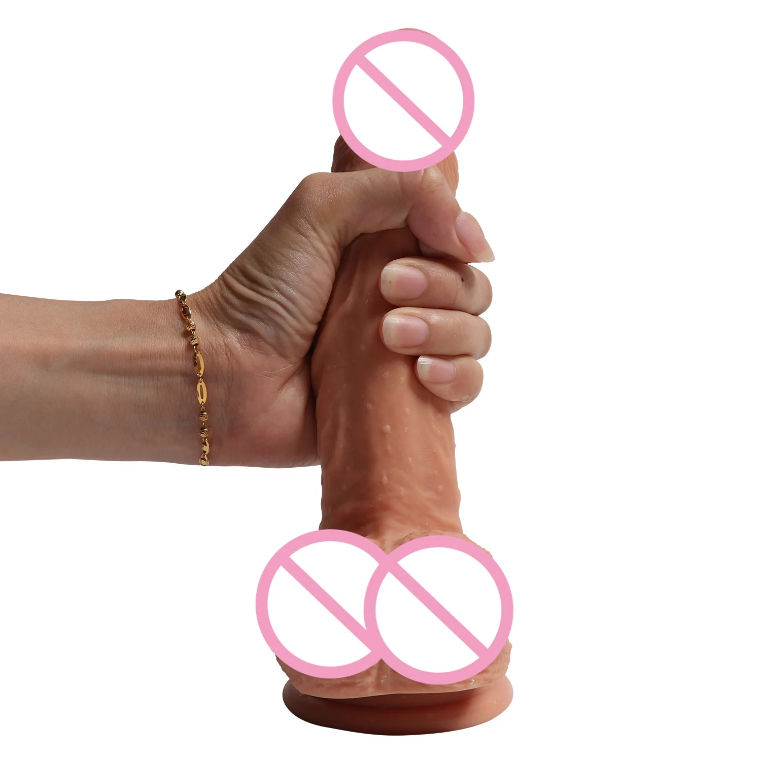 Dean Dual Layer Factory Silicone Dildo Soft Real Rubber Dildo for Female Sex Toy for Adult Women Pussy Masturbator Big Dick