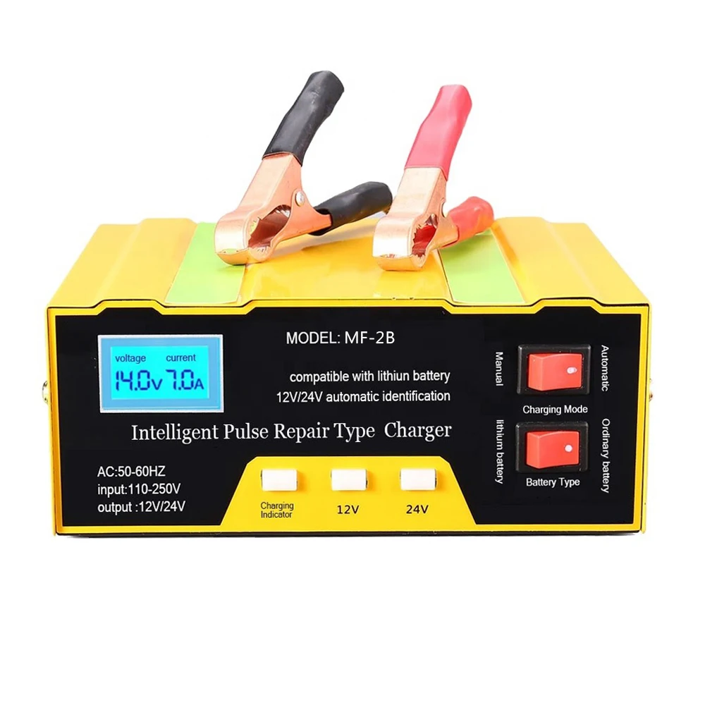 Monfara 12 V 24 V Battery Charger Smart Automotive 10 Amp Battery Charger