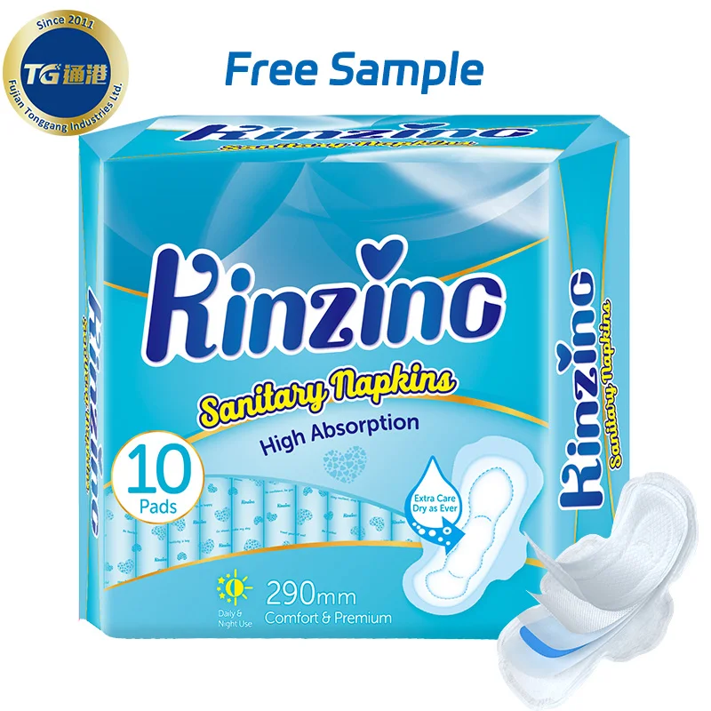 Menstrual Ladynine Hygiene Period Lady Napkin Sanitary Pad for Women Sanitary Napkin Pad Wholesale Organic Cotton Box Breathable