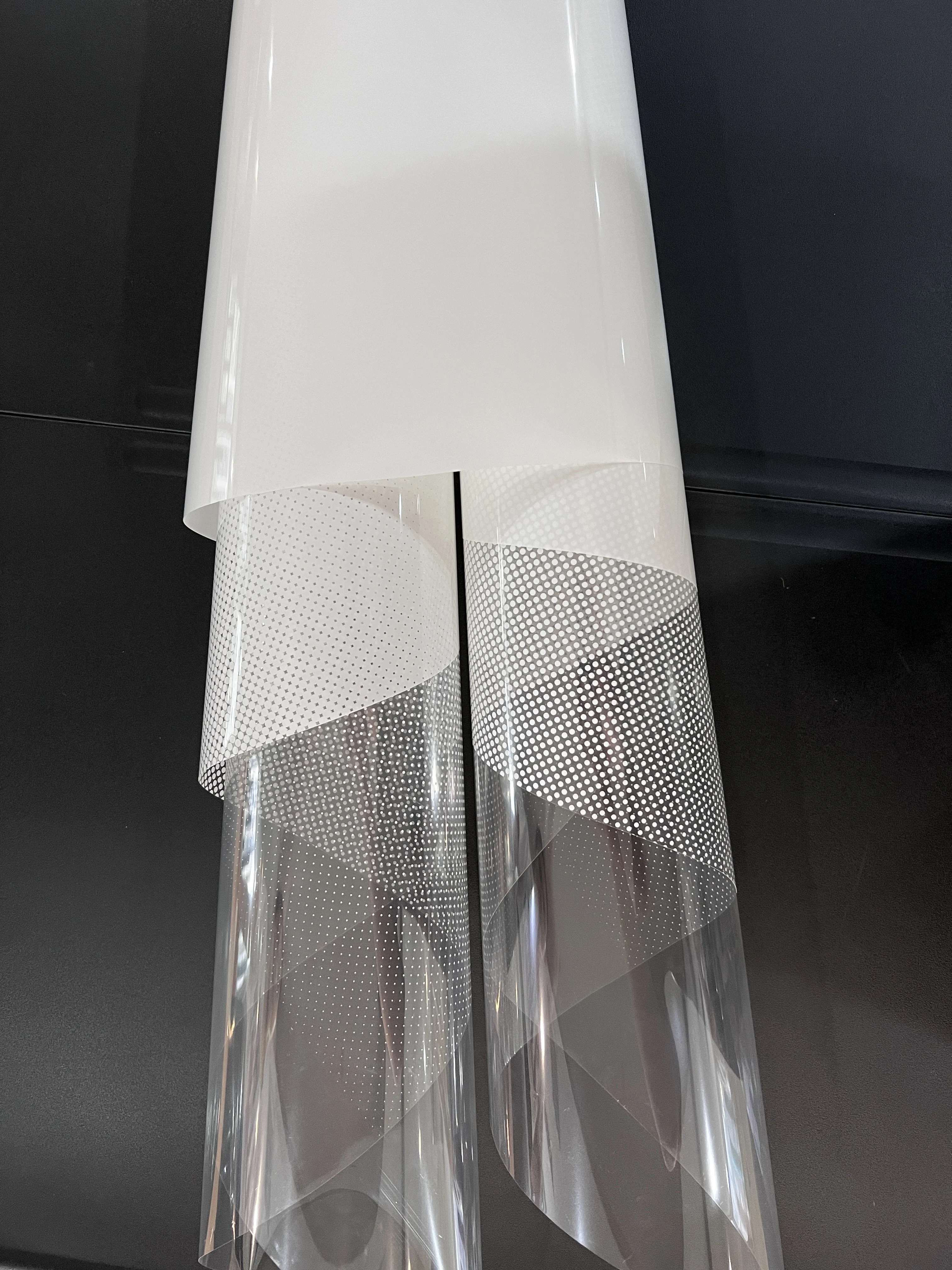 LIDA Office Privacy Decorative Matte White Window Film SRC White Opaque House Hotel Privacy Frosted Film