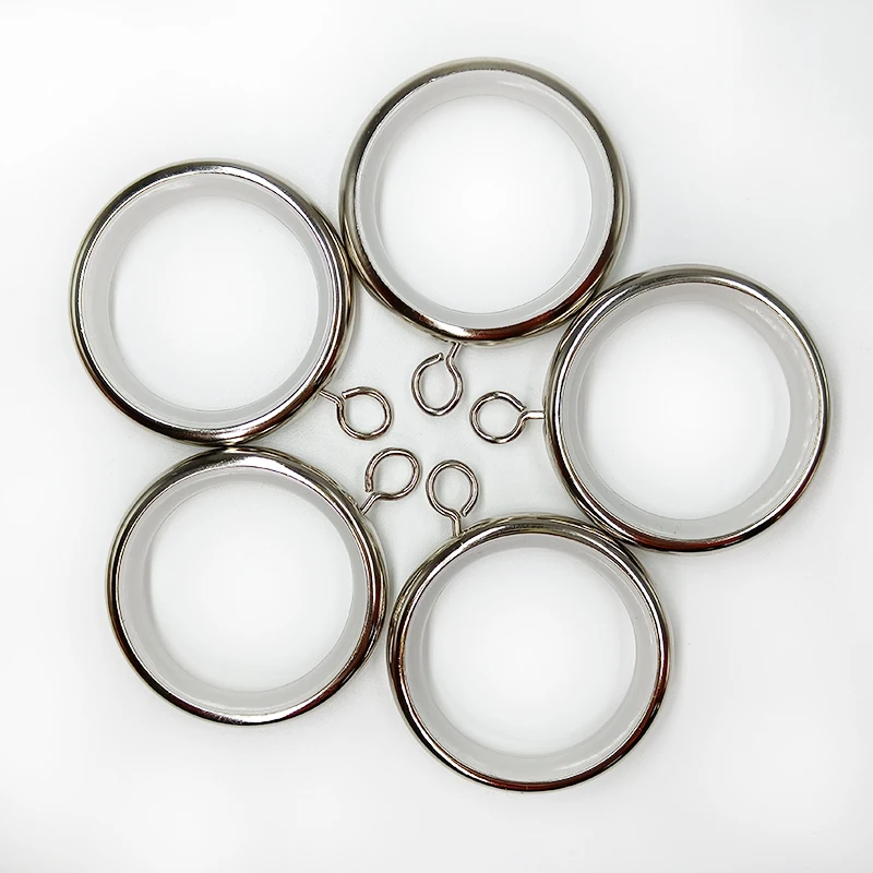 adjustable curtain rods ring clips 68mm shower curtain track hooks 1.5 stainless steel v band clamp