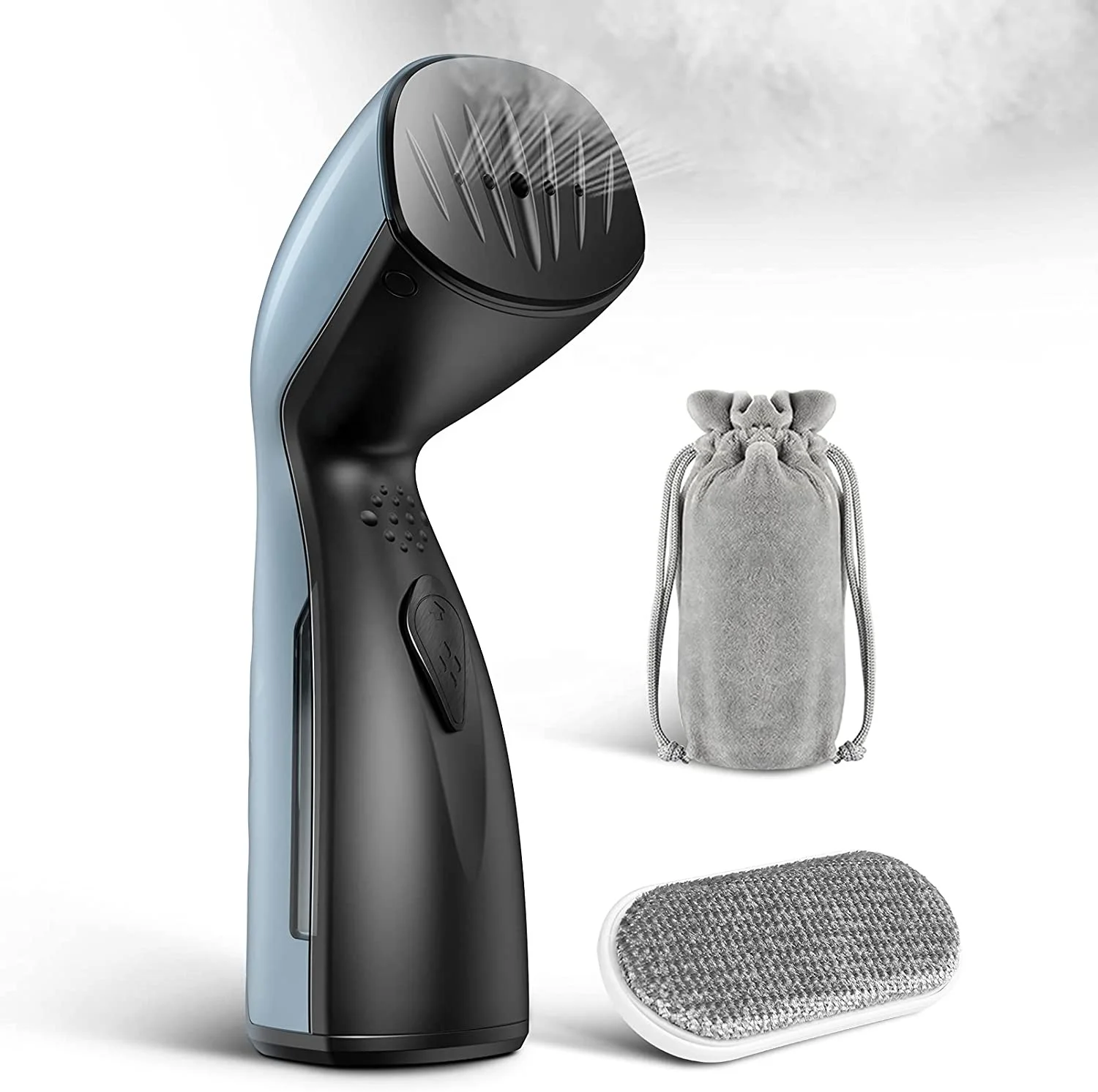 Steamer for Clothes with Pump Steam Technology Portable Handheld Garment Fabric Wrinkles Remover, 30-Second Fast Heat-up, Auto-