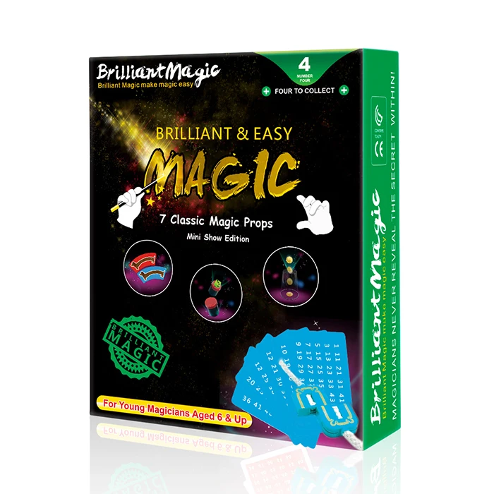 BrilliantMagic Kids Magic Set with 7 Classic Magic Props for Teens Magic Performance Props Party Toys for Kid
