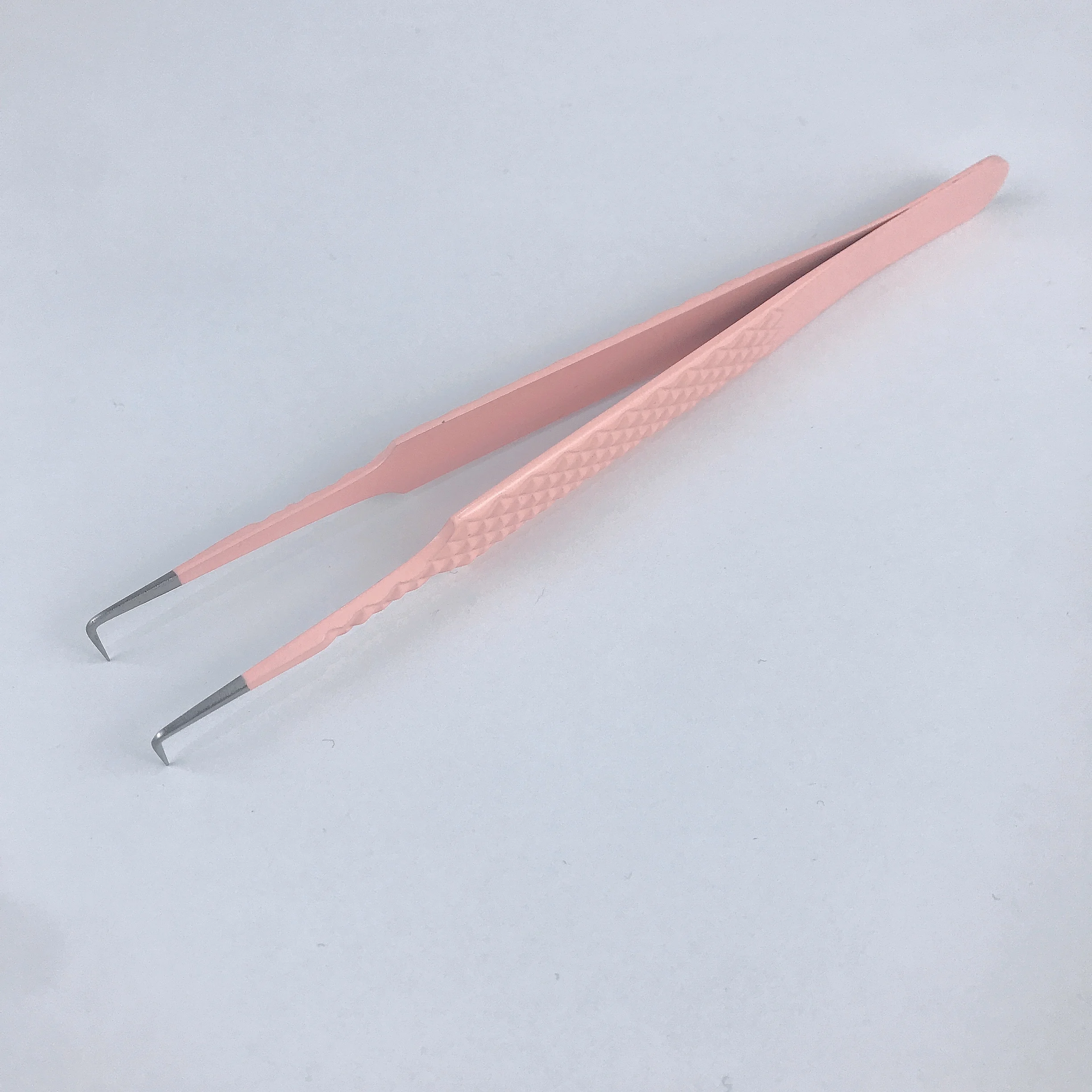 Pointed Tip Type volume eyelash extension tweezers mage volume lash tweezers pinch fans tweezers 90 degree right angle