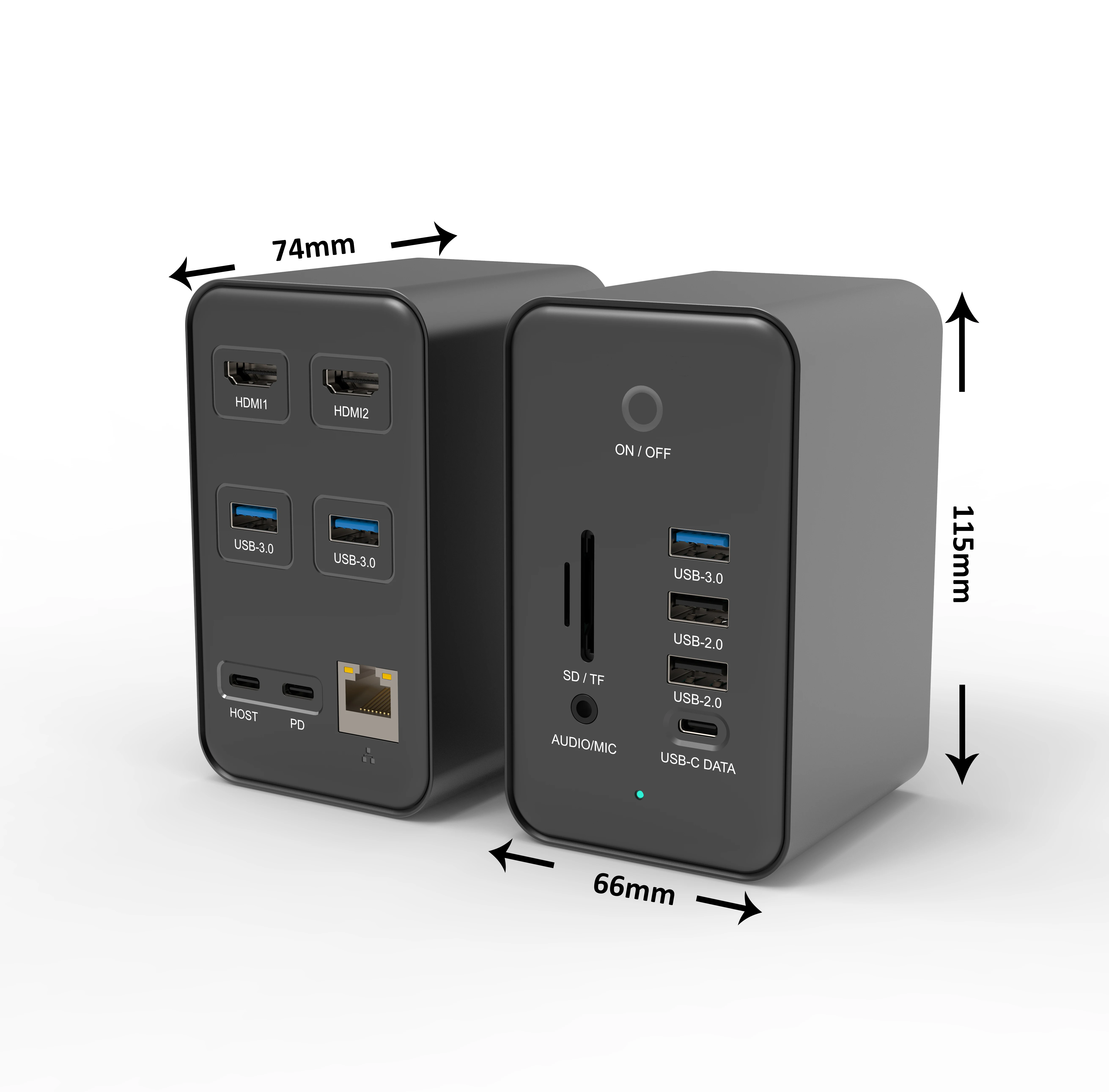 USB Type C HUB Multi-function Adaptor 14 in 1 USB C Hub Docking Station for Mac Pro USB 3.0 HUB Splitter Computer Accessories