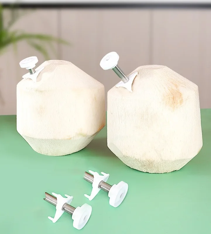 Portable Stainless Steel Reusable Coconut Hole Puncher Coconut Straw Hole Opener