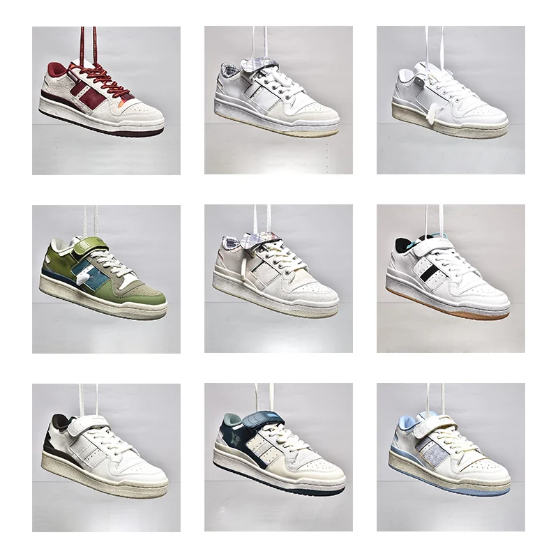 Forum Low Casual Running Shoes Original Bad Bunny Buckle BrownDesigner Bright Blue  Mens Women Platform Sneakers Sports Trainers