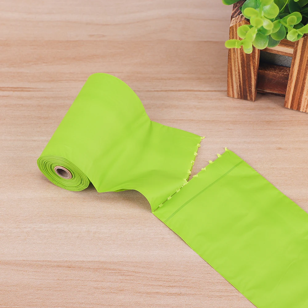 Wholesale  PBAT PLA Cornstarch Degradable Compostable dog waste bag