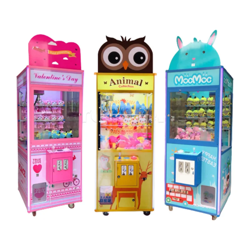 Factory Direct Supply Plush Doll Crane Machine Playground Game Center Coin Operated Crane Claw Machine