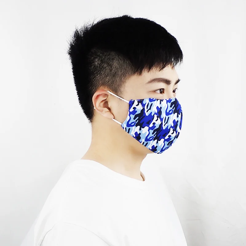 
custom logo washable face cover sun protection cool feeling summer face cover washable mouth-muffle 