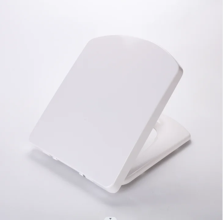 Bathroom White Color UF Soft Close Toilet Seat Cover Wc Plastic Toilet Lid Sit Cover AU502)