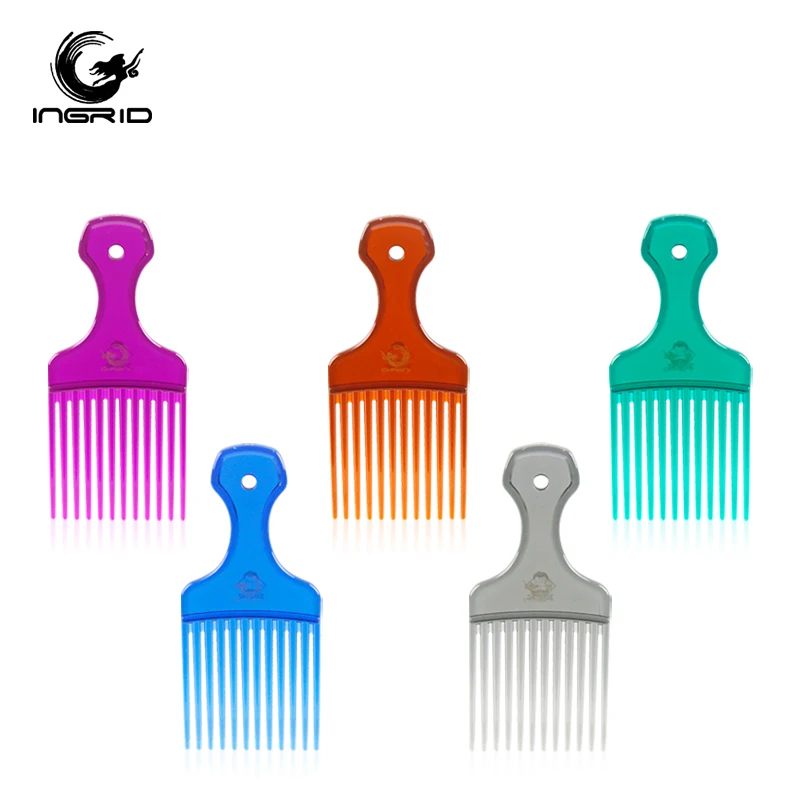 wholesale pro salon tools hairdressing Afro hair wide tooth comb hair pick comb for wet and dry hair