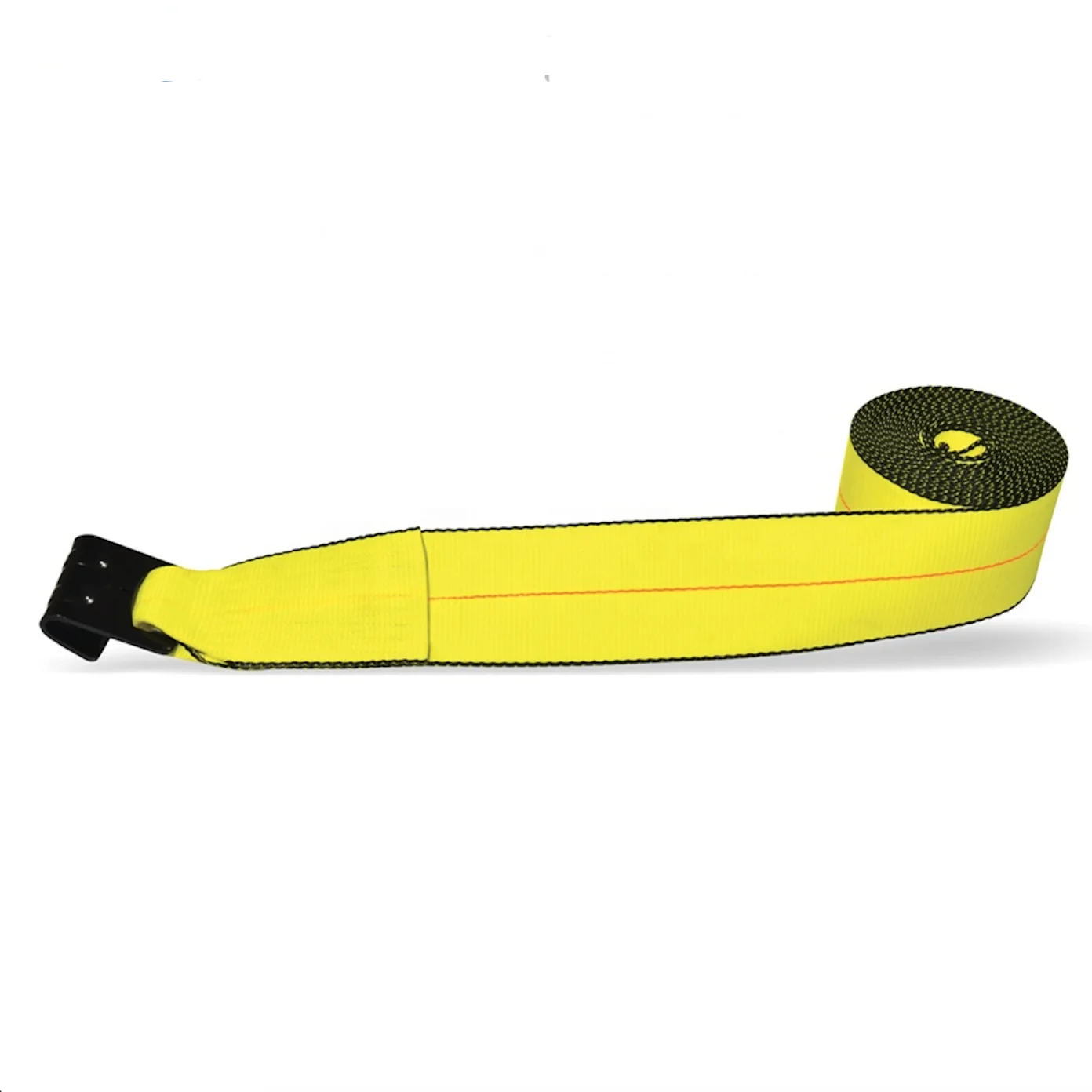 Ningbo direct manufacturer producing polyester ratchet tie down straps 4 inch 30ft 40ft winch straps with flat hook