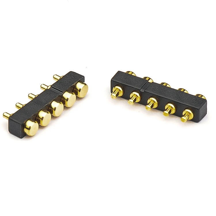 DC-12V 1A шаг мощность розетка 4pin Магнитный пружинный контакт Пружинные контакты SMT/SMD