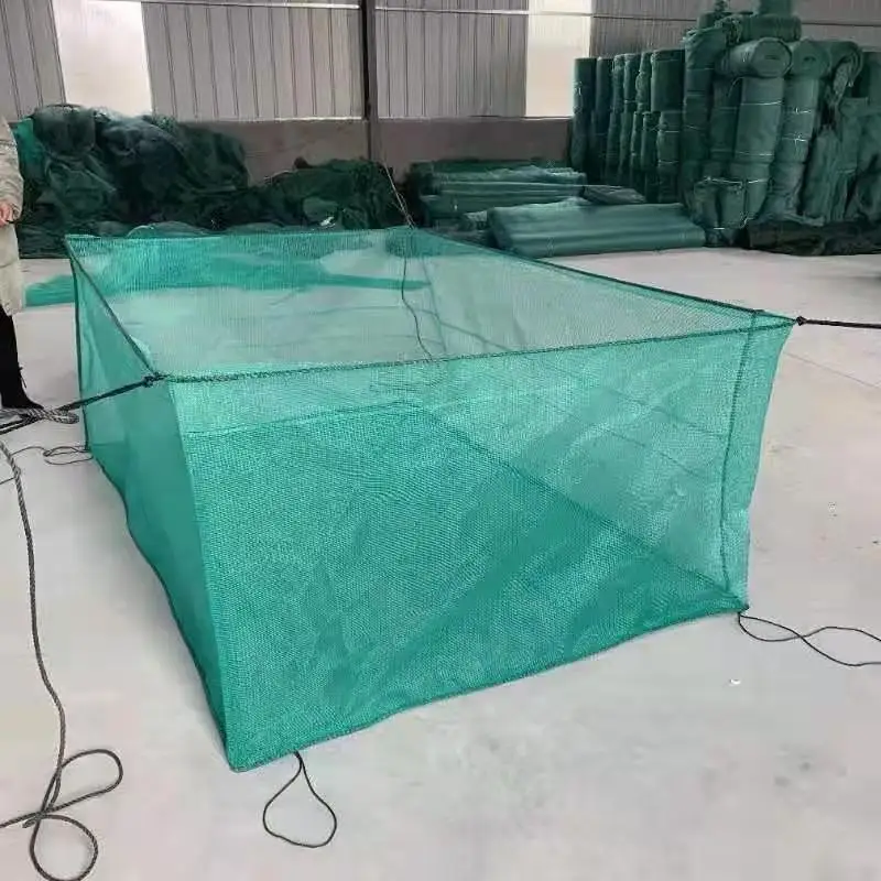 durable strong HDPE/nylon fish mesh fish farming cage net for sale