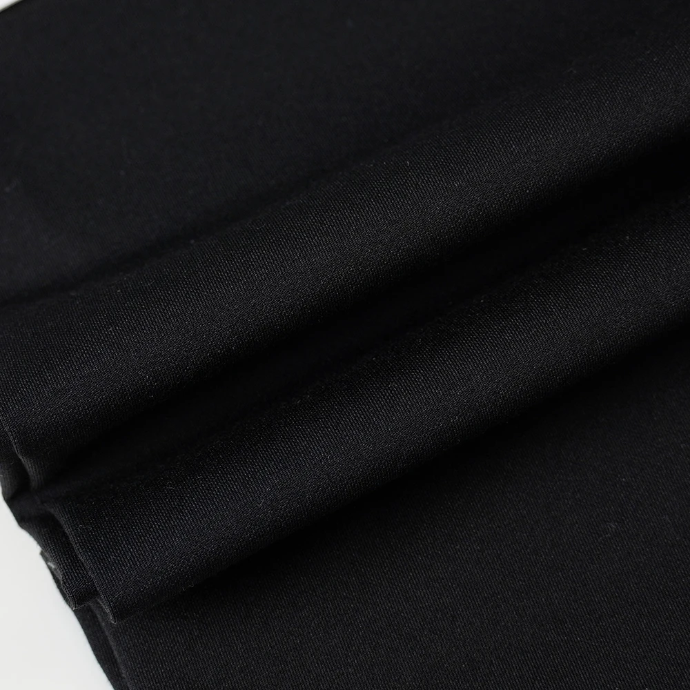 High Quality 60S Siro NR Gedi Weight 220gsm Ponte Roma Plain Dyed Knitted Fabric for Garment