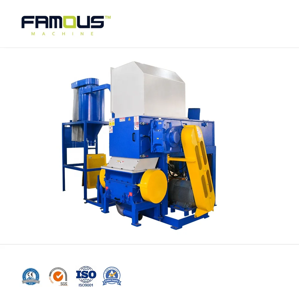 Customizable Industrial Single Shaft Shredder Waste Film And Woven Bag Soft Material Shredder Machine For Sale