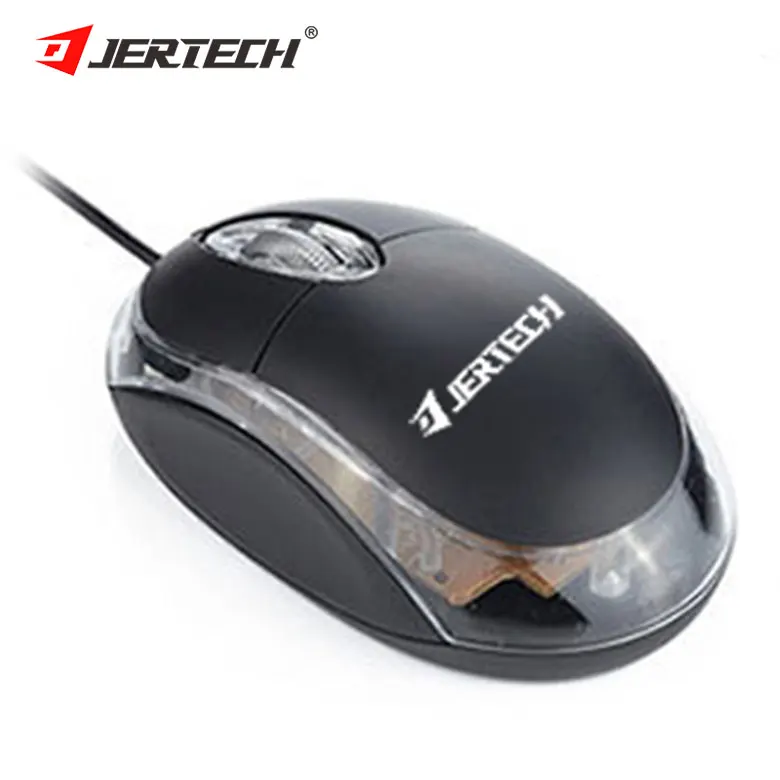 new 2022 best seller laser Jertech brand factory  pc springs flat cable rewinding hp wired computer mouse gaming