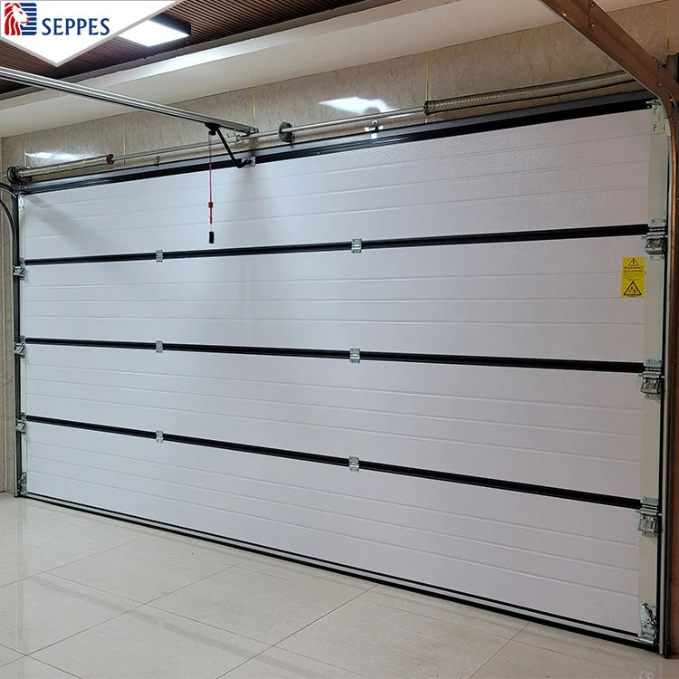 Heavy-duty steel sectional garage doors warehouse automatic garage doors modern garage door for factory