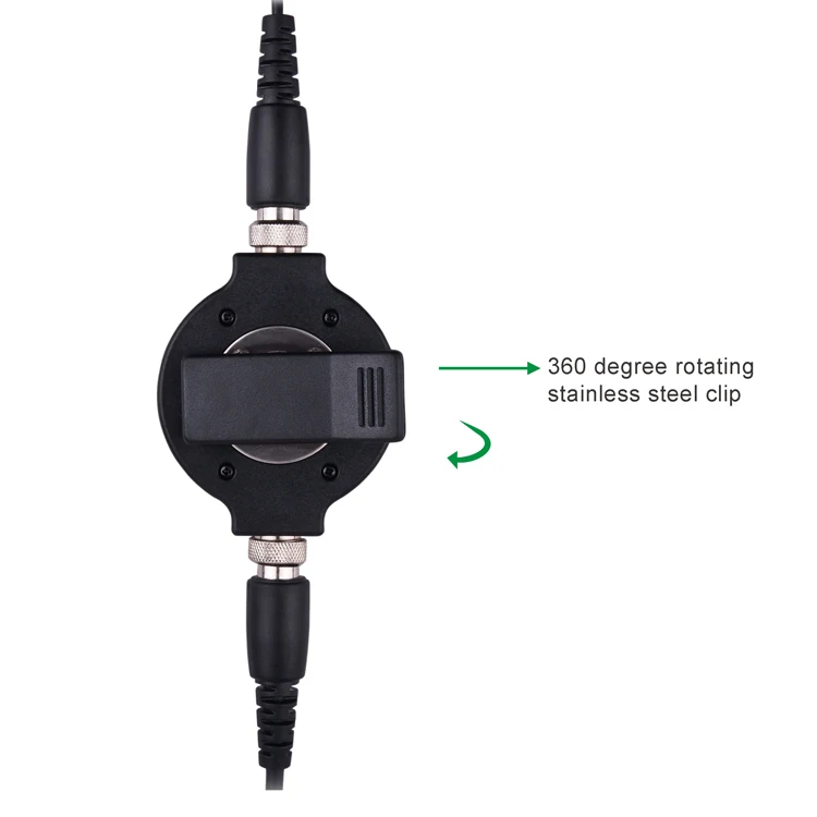 Helmet skull bone conduction headset for Motorola Kenwood radios