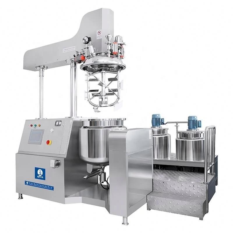 Margarine Making Machine with Heating Type Vacuum Emulsifying Mixer Machine